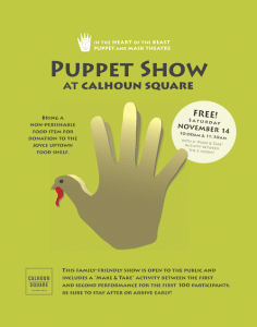 calhoun square thanksgiving show flyer