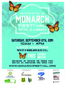 Minneapolis Monarch Festival Flyer