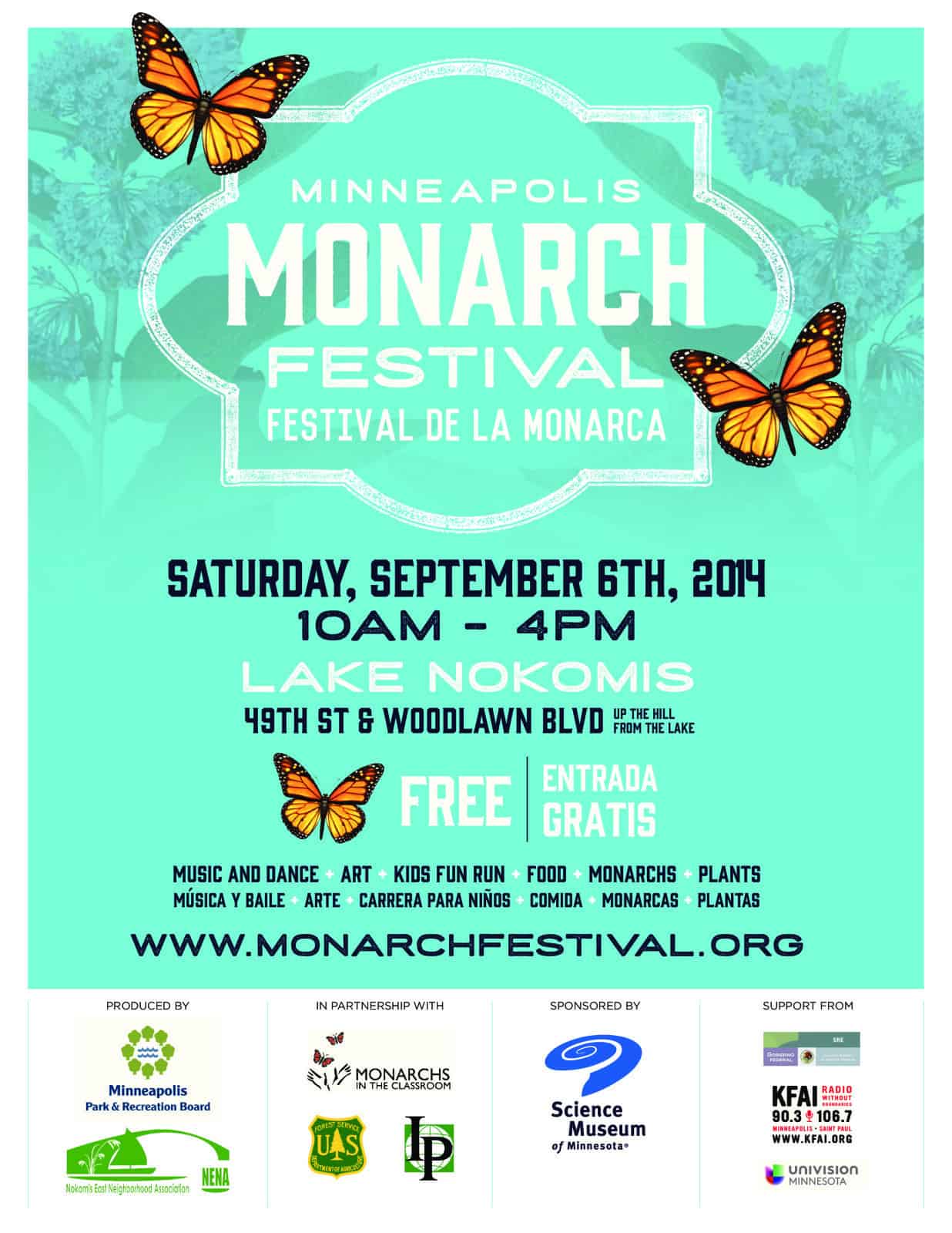 Minneapolis Monarch Festival Flyer · In the Heart of the Beast Puppet