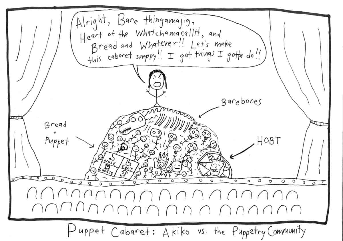 Puppet Cabaret: Akiko vs the Puppet Community